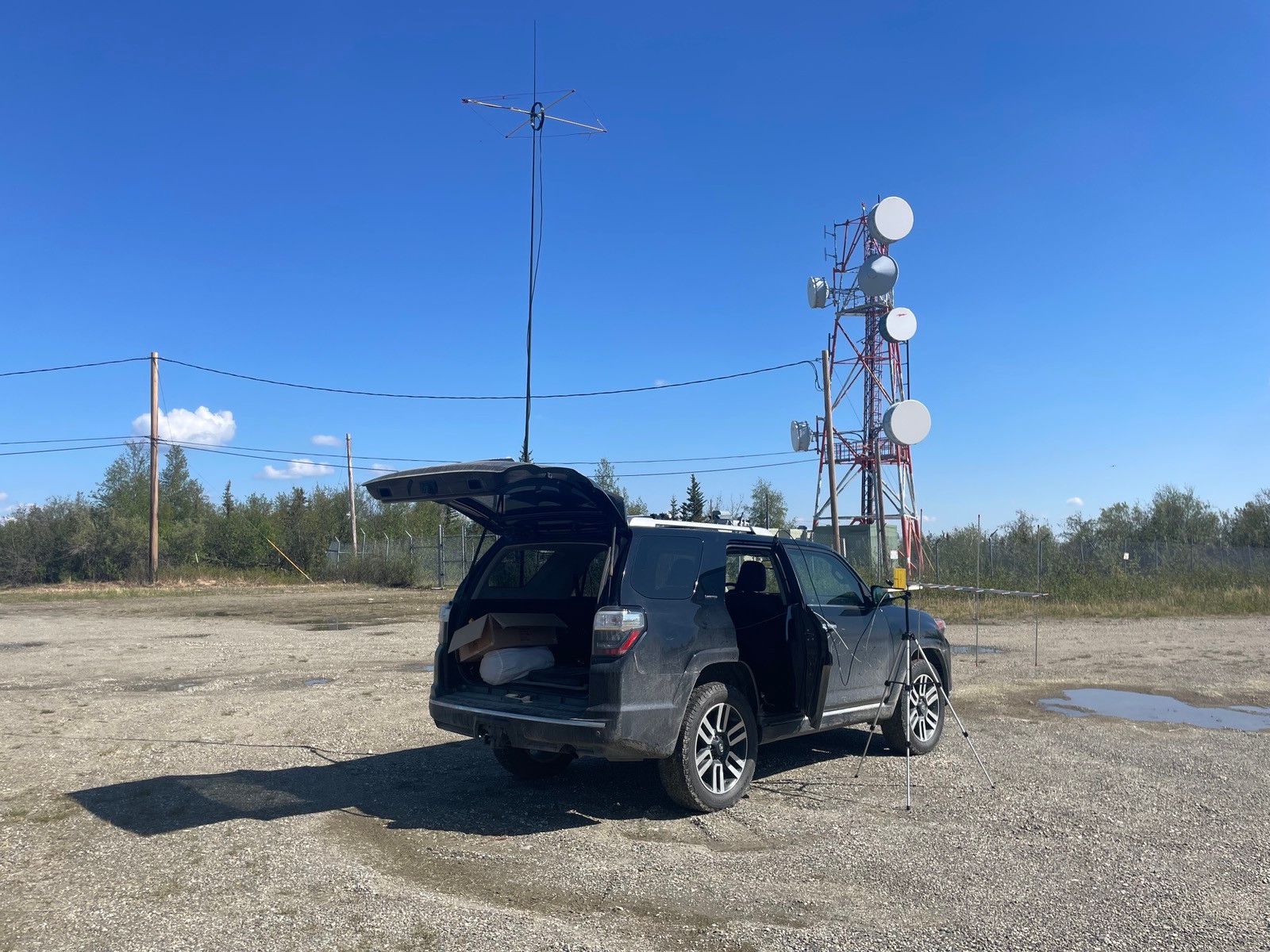 Operating setup at Pedro Dome in BP65